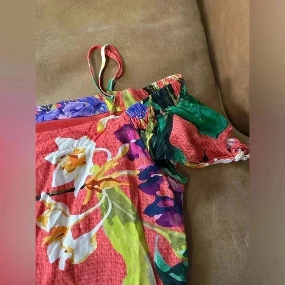 Munny Floral Dress Flowy Womens Size 40 Small Flaw - Picture 6 of 11